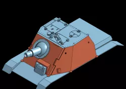 Brummbar (early) conversion for rc Panzer 4