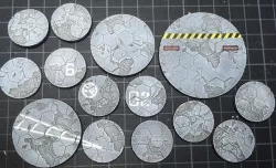 Concrete Hex textured Bases