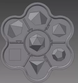 Connected Cap Mold Jig for Dice Making 
