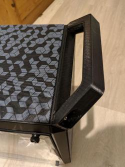 3D printed Cooler Master Masterbox 5 mesh front panel airflow MOD :  r/pcmods