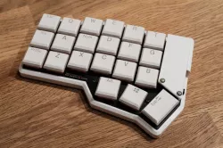 Corne Chocolate keyboard case optimized for BLE micro pro / CRKBD