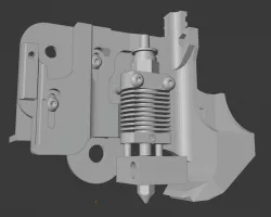 Creality Ender 3 Single Blower & BL Touch - DD Friendly! Directed and Reinforced