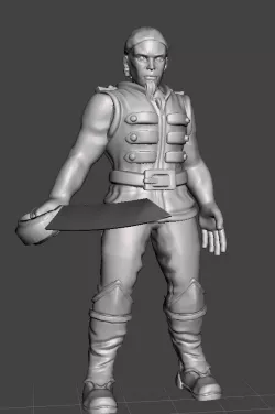 Crimson "Cog" Cogward [Male Human Pirate]