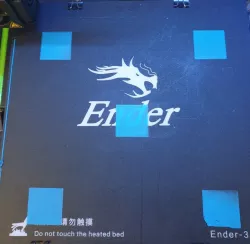 Ender 3 Bed leveling squares