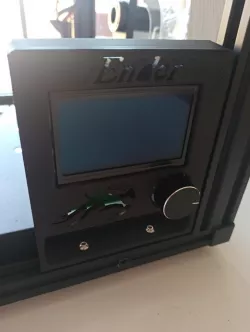 Ender 5 Screen / display relocation flush to frame