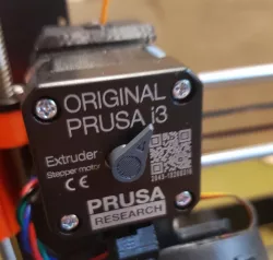 Extruder Motor rotation indicator