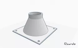 Fan Exhaust to 1inch PVC Pipe