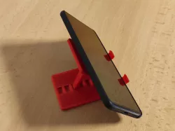 Flat-fold Flippin' Phone Stand printed at once