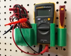Fluke and tester holder
