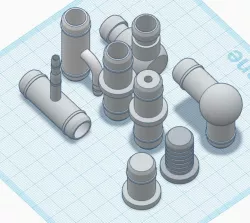 Garden hose connectors and plugs