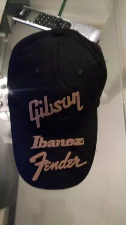 Gibson, Fender, Ibanez Logo for hat designs