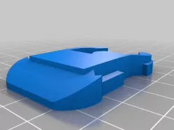 Go pro base with area for customisation