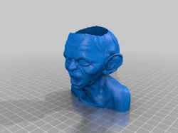 Gollum Bust Planter Pot