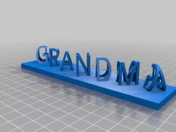 Grandma Grandpa Word Illusion (With and without supports)