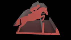 JUMPING HORSE PHONE HOLDER