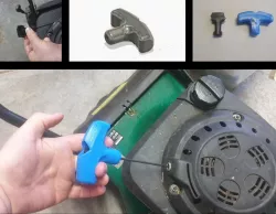 Lawn mower pull-start handle replacement