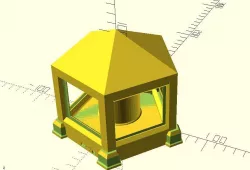 Lithophanes Config Picture Frame (openscad)