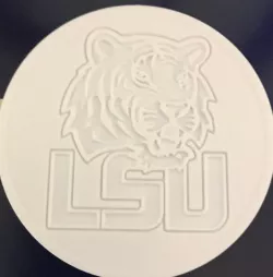 LSU & Saints Coaster with Caddy
