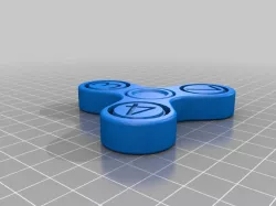 math fidget spinner (print in place)