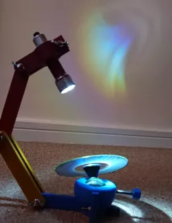 Mini CD Rainbow projector