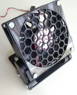Mini Desk/Wall Fan 80 mm with Ratcheting Angle
