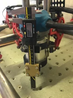 MPCNC Mount Plate Digital Vernier Gauge