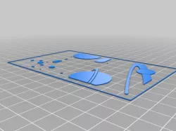 Night Sky Light Switch - Dual Color on SINGLE filament printer. No Color Change during print needed.