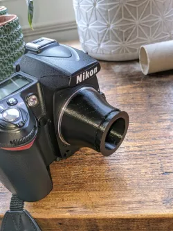 Nikon DSLR to Lomo Biolam Microscope Adapter