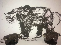 Owlbear through the ages- Basic D&D