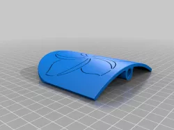 paper towel holder, flower (plumeria)