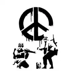 Peace stencil