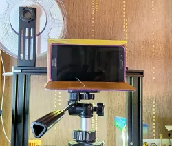 Phone stand works with a flip case fitted for 6 inch and bigger phones