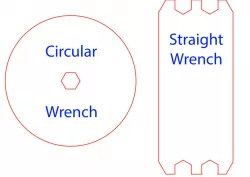 PHYS 100 - Laser Cutter Practice Project - Wrenches