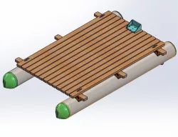 Pontoon Boat - Diving Platform, PVC PIPE PLAY BOAT, Configurable
