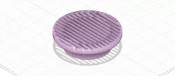 Pool overflow drain grille cover