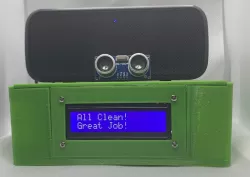 Raspberry Pi Case with Ultrasonic Sensor and 16x2 LCD Screen