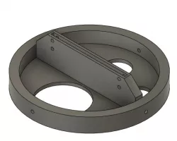 Rocket PCB Holder with No battery holder 80mm