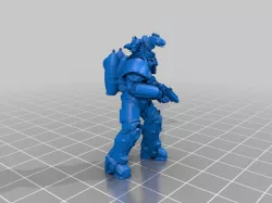 Salvaged Power Armor- Horse Armor Head 