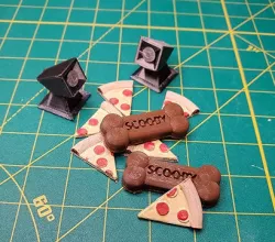 Scooby Doo: Betrayal at Mystery Mansion - Game Pieces
