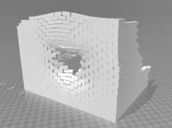shot brick wall 2 broken terrain