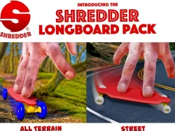 Shredder Pack - Longboard Finger sized