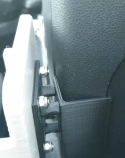 smart car 451 mobil phone mount plate