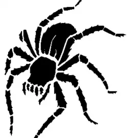 Spider stencil 2