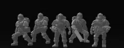 Technology Thralls with Combat Blades