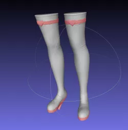 Ultimate girl socks with heels - Remix