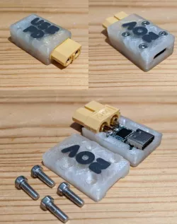 Usb-c to XT-60 power delivery adapter for TS100 soldering iron