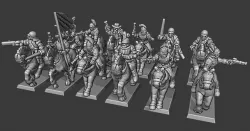 Warmaster Empire Pistoliers