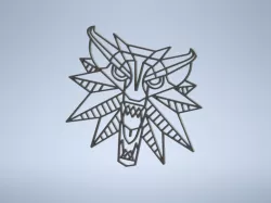Wolf Medallion - Wall