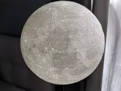 12-inch Moon Lamp for Small IKEA HEMMA Table Lamp
