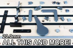 20mm (20.0mm) Bench Dog Set with Levers, Cams, Stops, etc